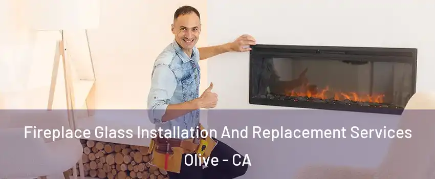 Fireplace Glass Installation And Replacement Services Olive - CA