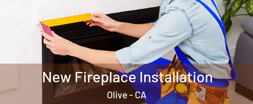 New Fireplace Installation Olive - CA