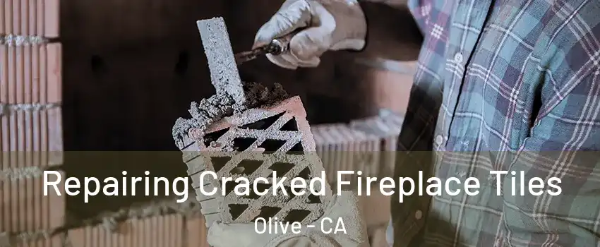 Repairing Cracked Fireplace Tiles Olive - CA