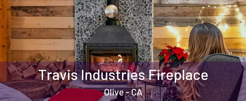 Travis Industries Fireplace Olive - CA